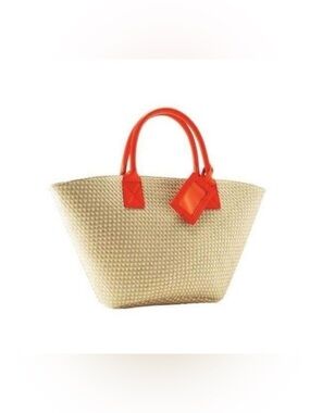 AVON HAWAIIAN SHORES TOTE BAG - STRAW (NEW WITH TAGS)